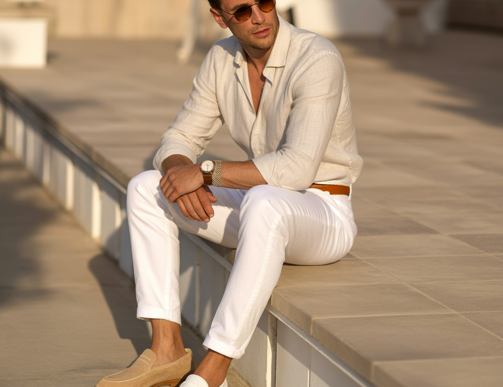 How to Style White Pants in Summer — A Men’s Guide to Warm-Weather Looks