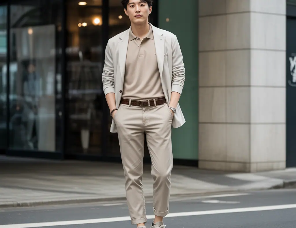 How to Wear a Polo Shirt Like Korean Men — Clean, Sharp, Effortless