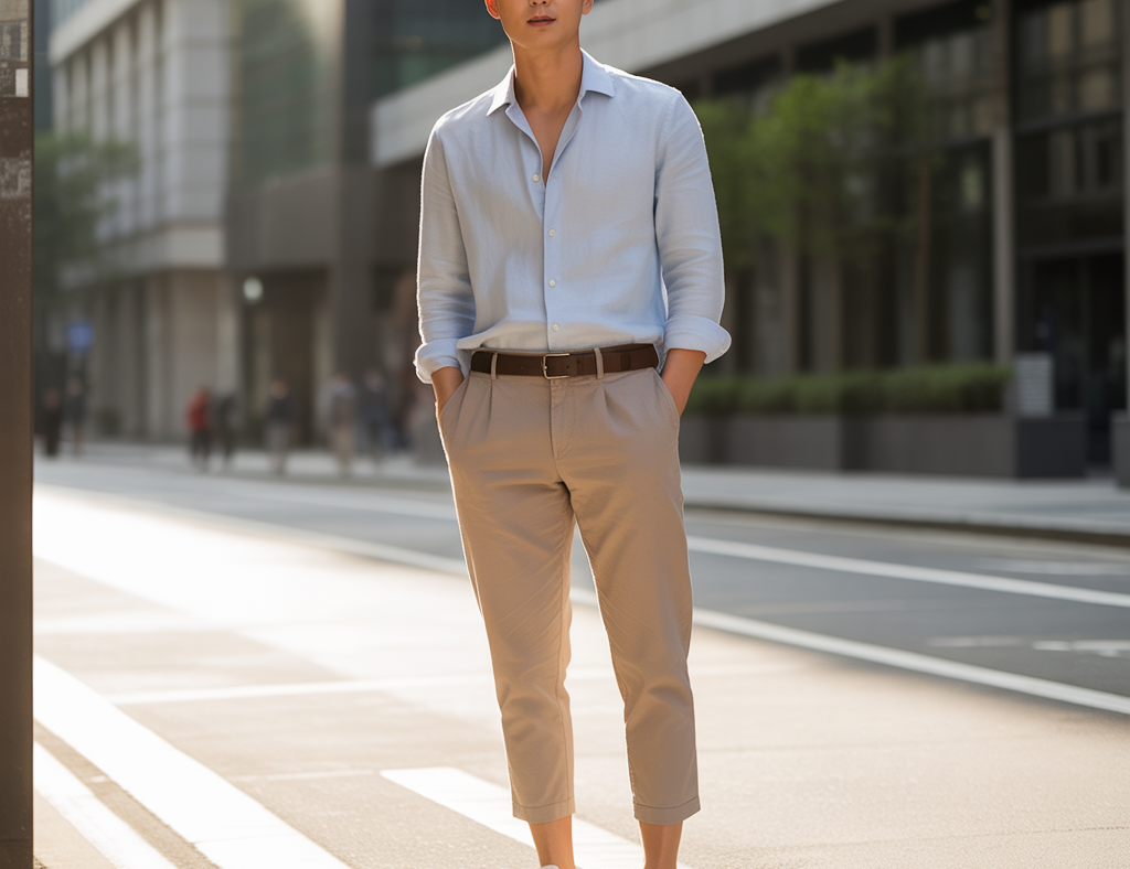 How to Wear Ankle Pants in Summer Like Korean Men — Stylish & Practical Guide
