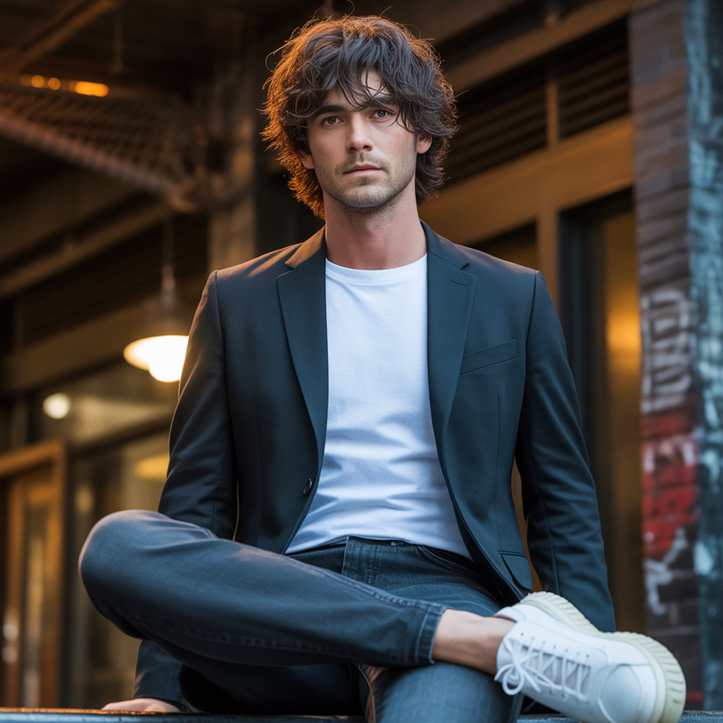 Short Messy Hair Men