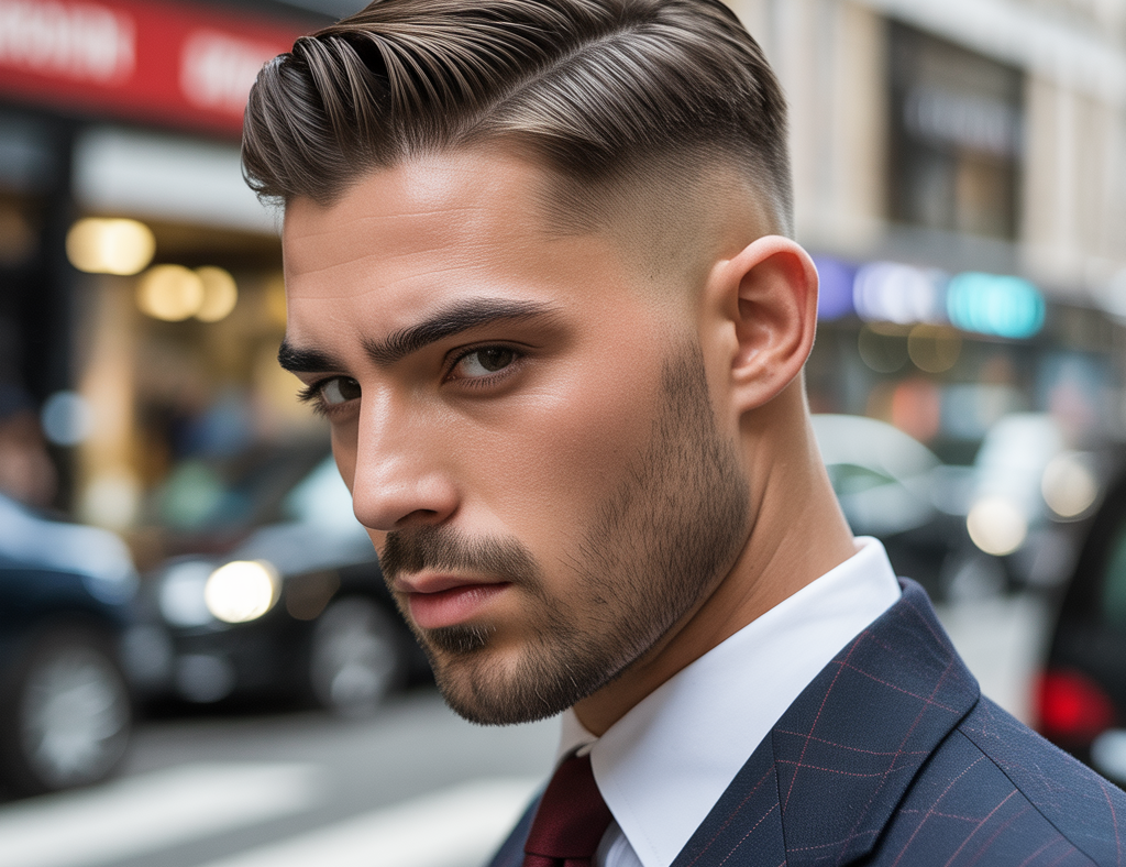 Taper Fade Comb Over