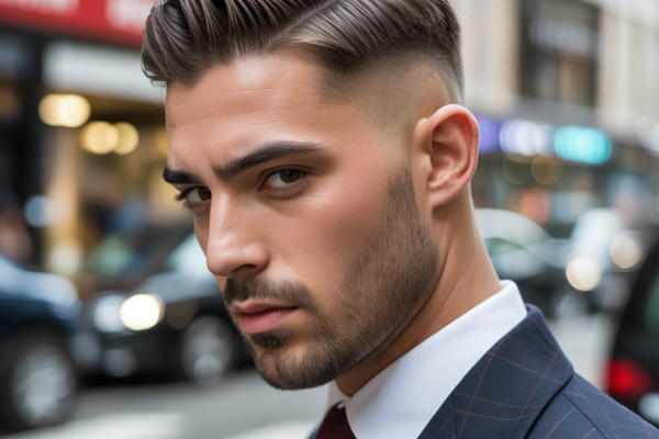 Taper Fade Comb Over